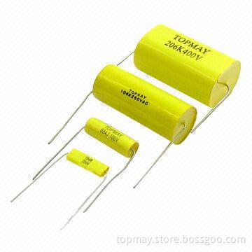 Metalized Polypropylene Film Capacitors with Epoxy Resin Coating and ≤0.1% Dissipation Factor